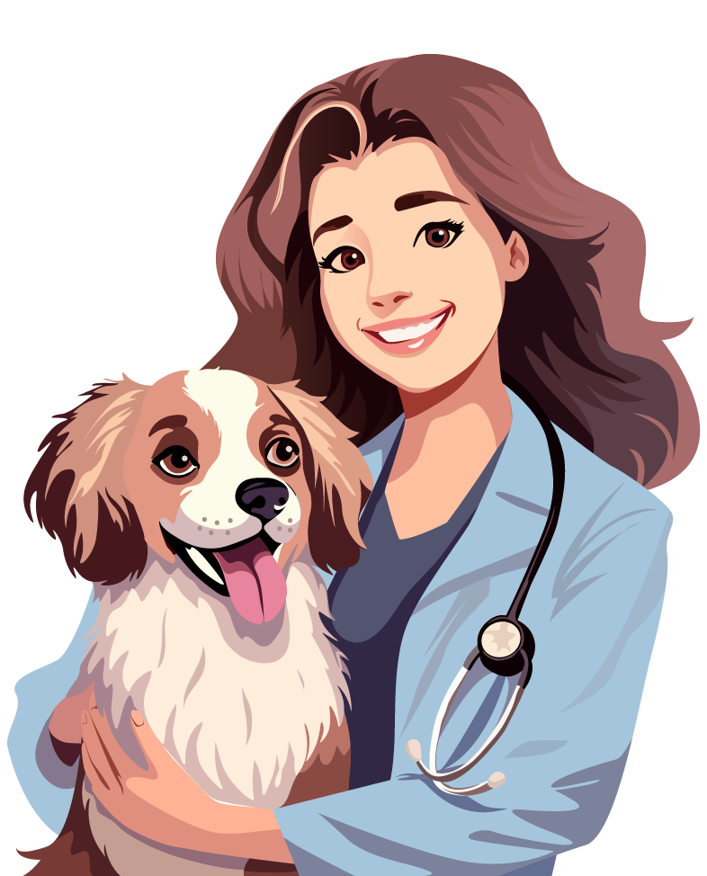 Pet care illustration background